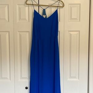 Royal blue J Crew Maxi Sun Dress